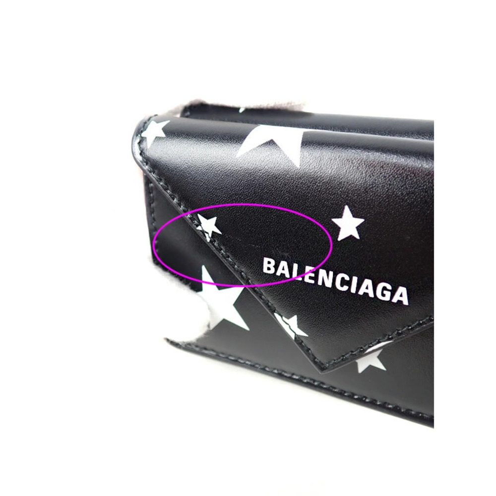 Balenciaga Paper Wallet Star Tri fold Short - Picture 5 of 5